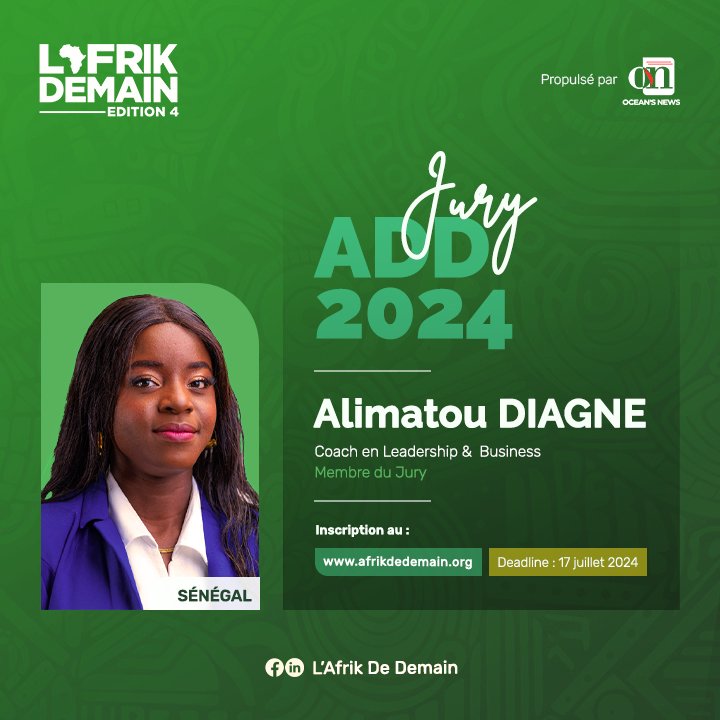 Alimatou DIAGNE : Membre du Jury ADD 2024